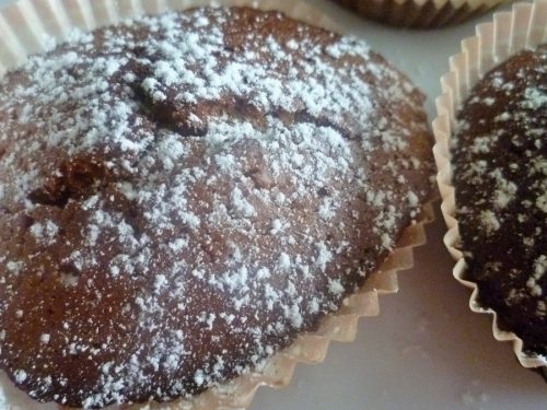 Muffin di mele con fondente