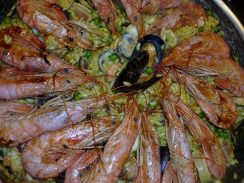 Paella di pesce