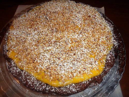 Ricetta – Torta di pere e cioccolato con crema pasticcera