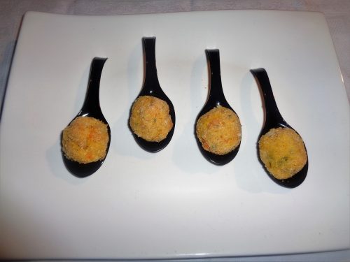 Ricetta Finger Food – Polpette di patate e gamberi